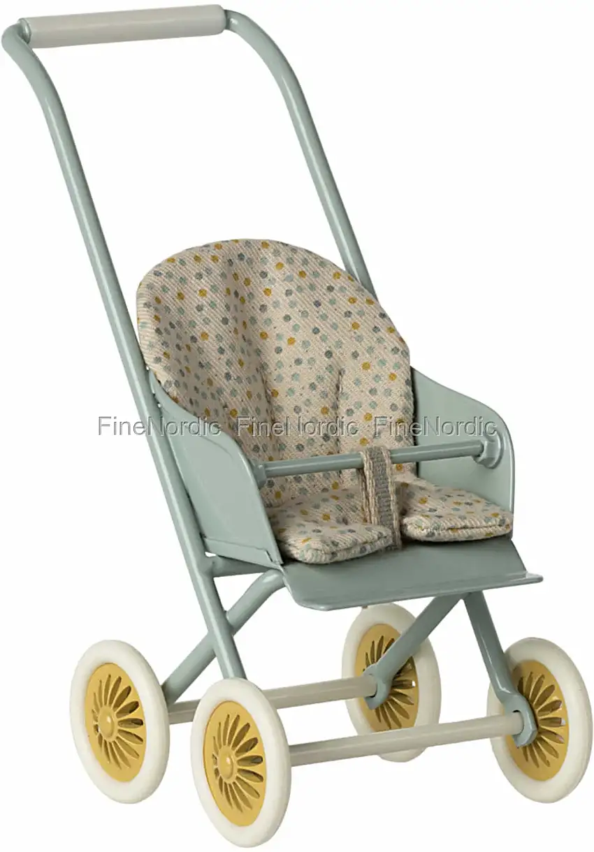 Maileg Kinderwagen für Mikro Hase-/Kaninchen - Minze