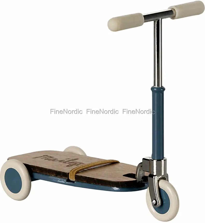 Maileg Miniatur Roller - Maus - Blau