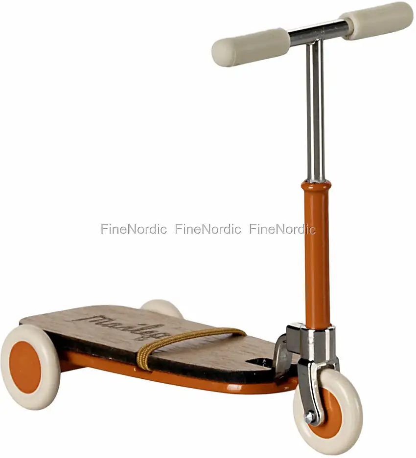 Maileg Miniatur Roller - Maus - Orange