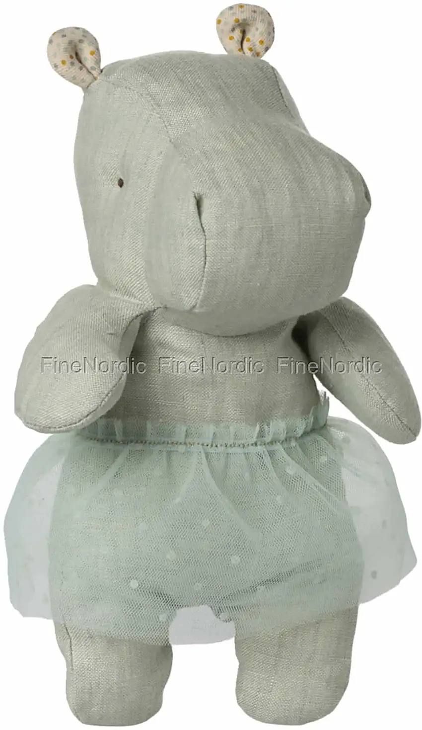 Maileg Safari Friends - Nilpferd mit Rock - Klein - Minze