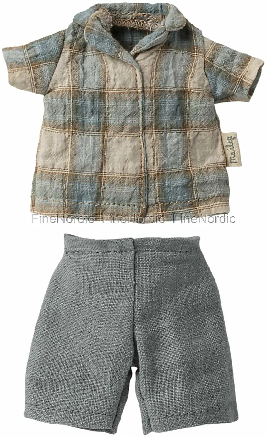Maileg Shirt und Shorts für Kaninchen/Hase Größe 1