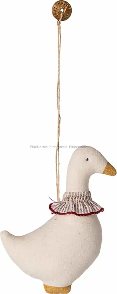 Maileg Stoffanhänger Gans - Roter Schal