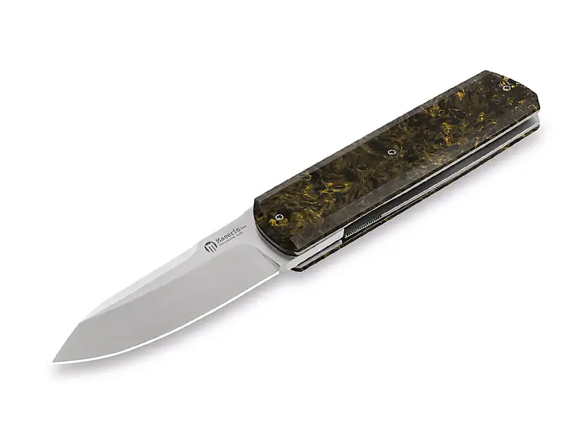 Silver Sport Knife FAT Carbon Black & Gold