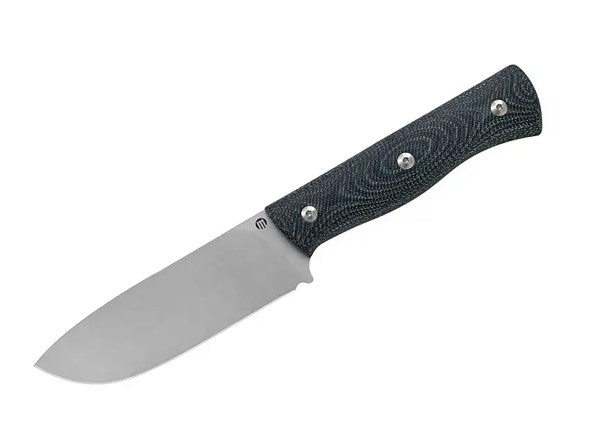 Woodsman Nitro X7 Black Denim Micarta