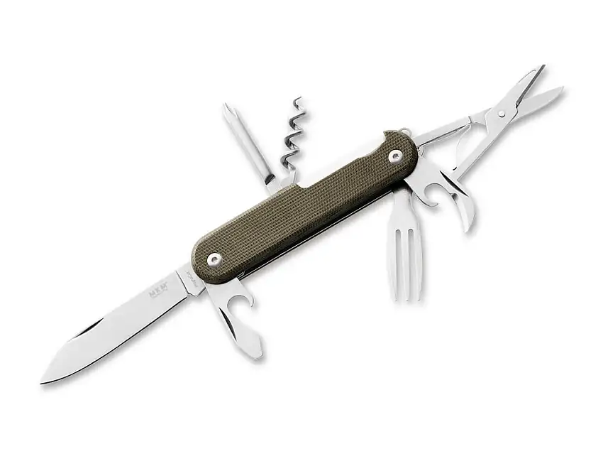 Campo 7 MagnaCut Micarta Green