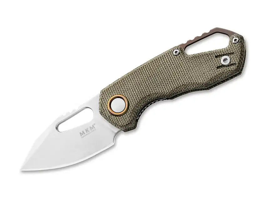 Isonzo M390 Clippoint Micarta Green