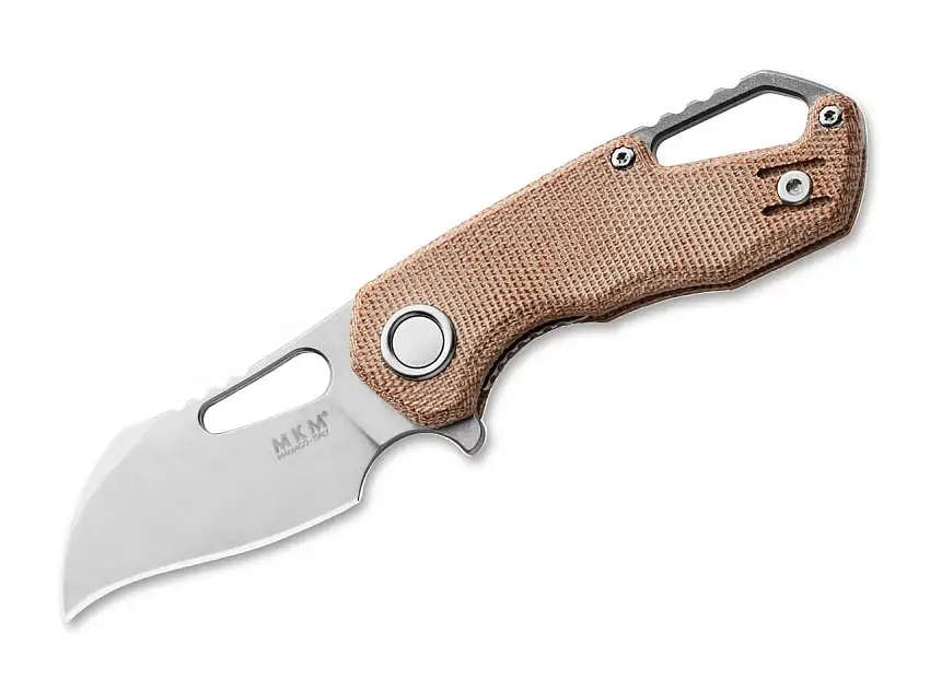 Isonzo M390 Hawkbill Micarta Natural