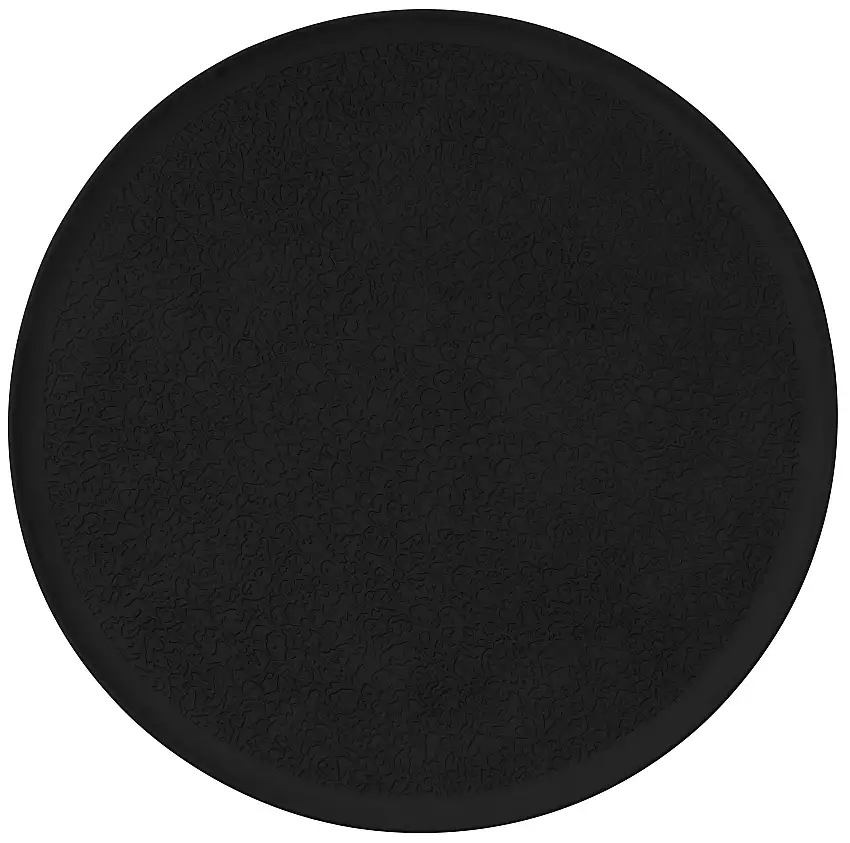 Seltmann Weiden, Nori : Schwarz Bisquit - Platte rund, Vollrelief, 37,5 cm