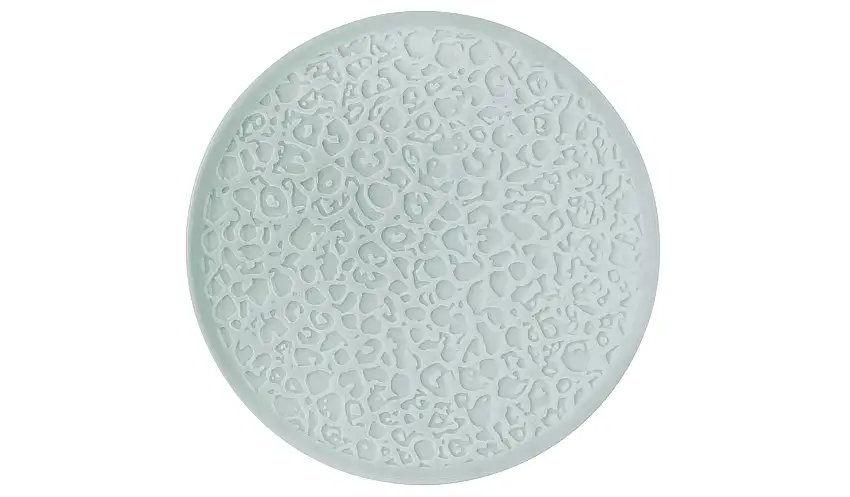 Seltmann Weiden, Nori : Arktisblau Light - Brotteller flach, Vollrelief, 16,5 cm