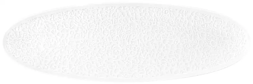 Seltmann Weiden, Nori : Weiss - Coupplatte, Vollrelief, 44 x 14 cm