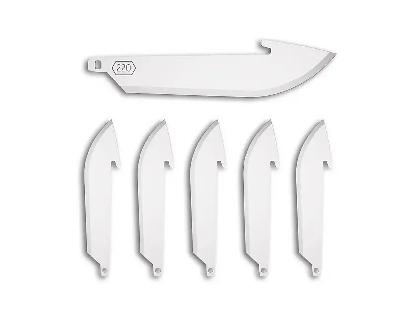 2.2" Drop Point Replacement Blades 6-Pack