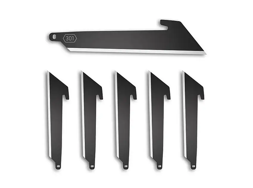 3.0" Utility Replacement Blades 6-Pack Black Oxide