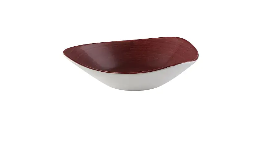 Churchill, Stonecast Patina : Rust Red - Schale dreieckig, 23,5 cm/ 0,6 ltr.