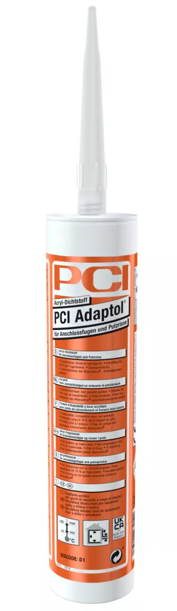 PCI Adaptol Kartusche Kunststoff Fugendichtmasse Acrylat Acry weiß 310 ml