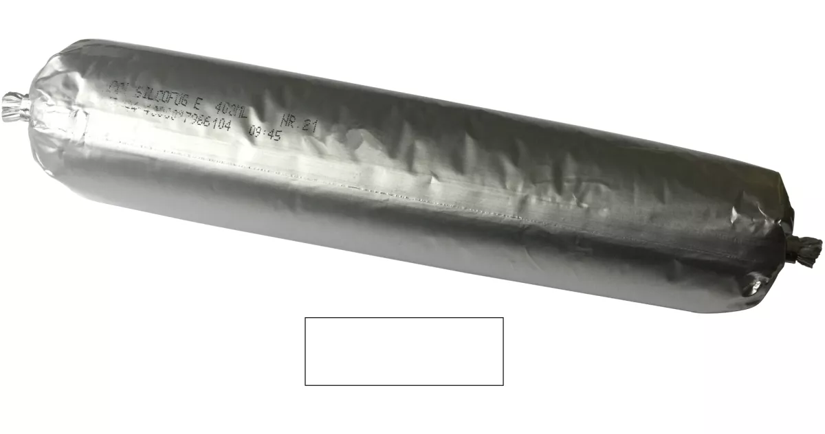 PCI Silcofug E Elastischer Dichtstoff für innen und außen Silikon-Fugendichtmasse und -Klebstoff brillantweiß (Nr.01) 400 ml