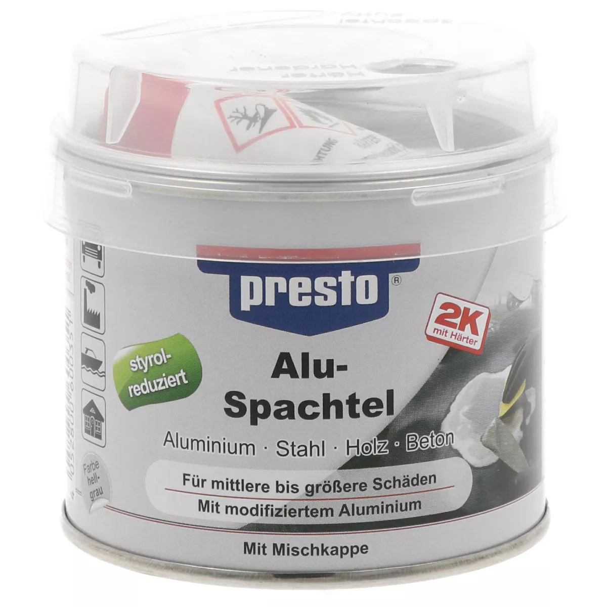 presto Alu-Spachtel 250g hellgrau