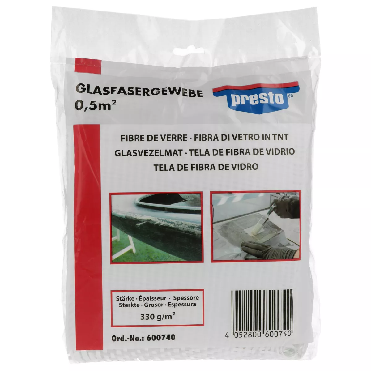 presto Glasfaser-Material Gewebe 0,5m²