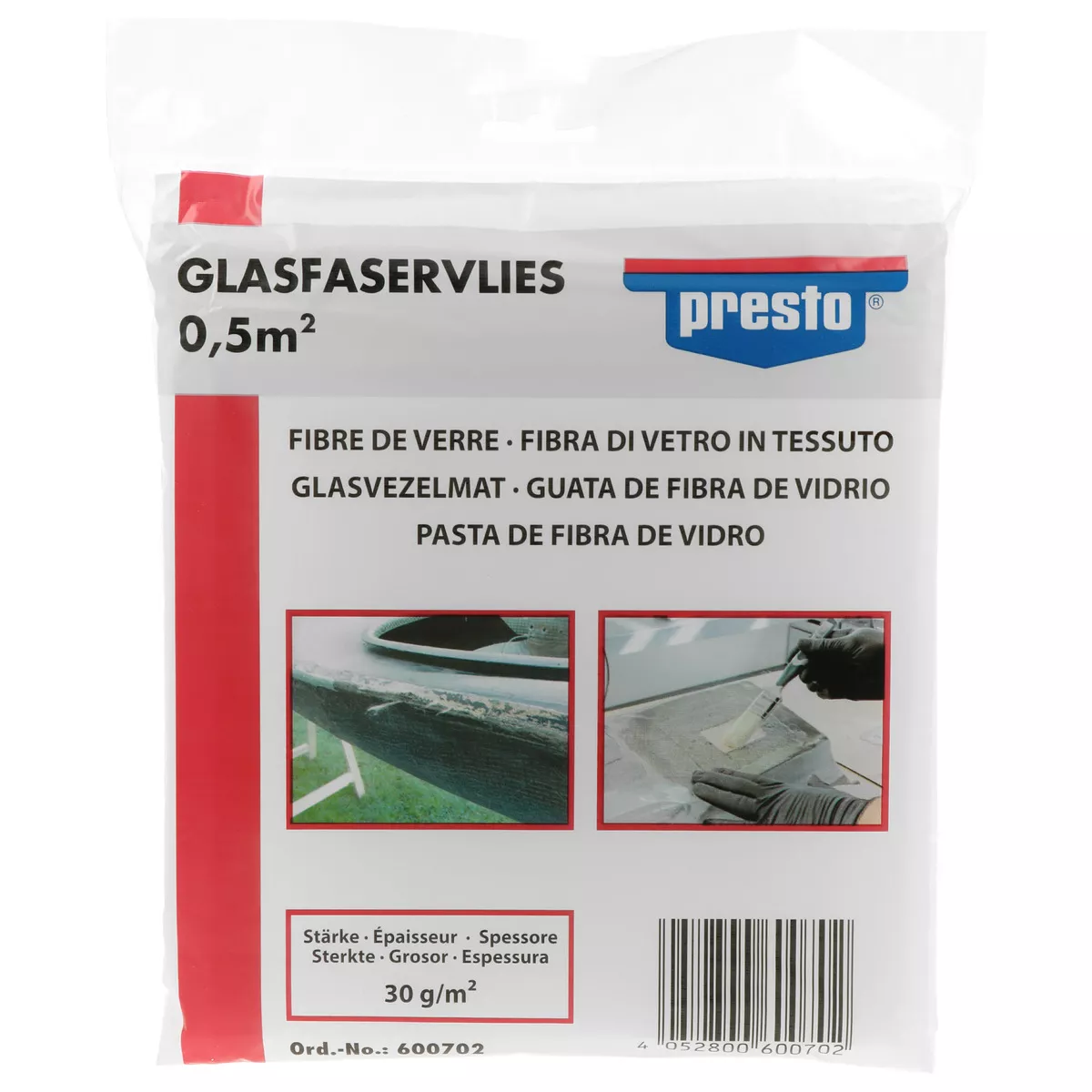 presto Glasfaser-Material Vlies 0,5m²