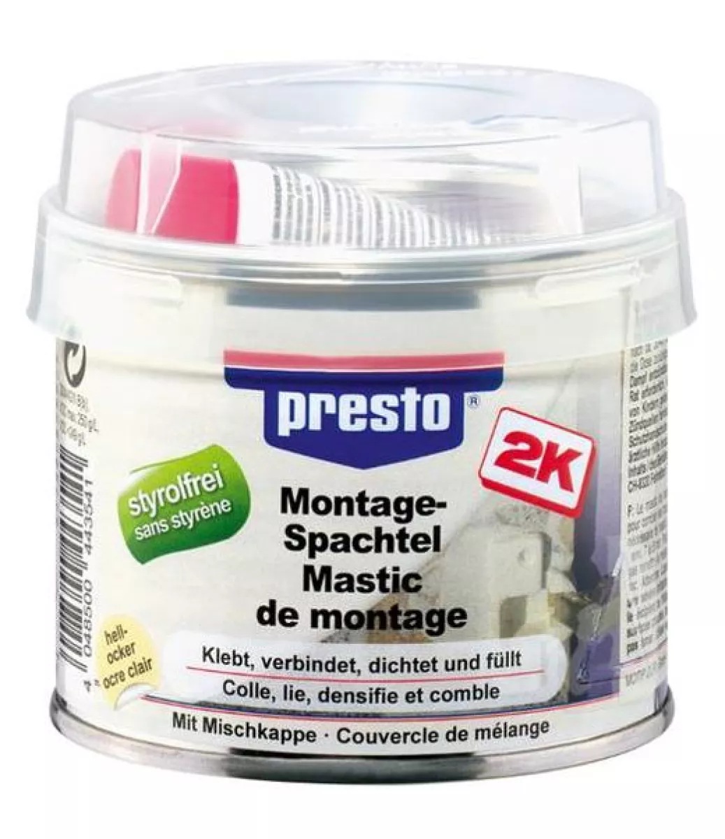 presto Montagespachtel 250g hell-ocker