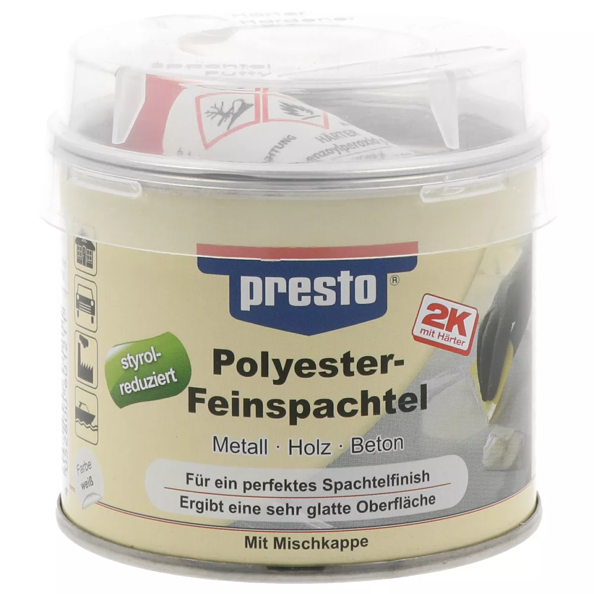 presto Polyester-Feinspachtel 250g weiß