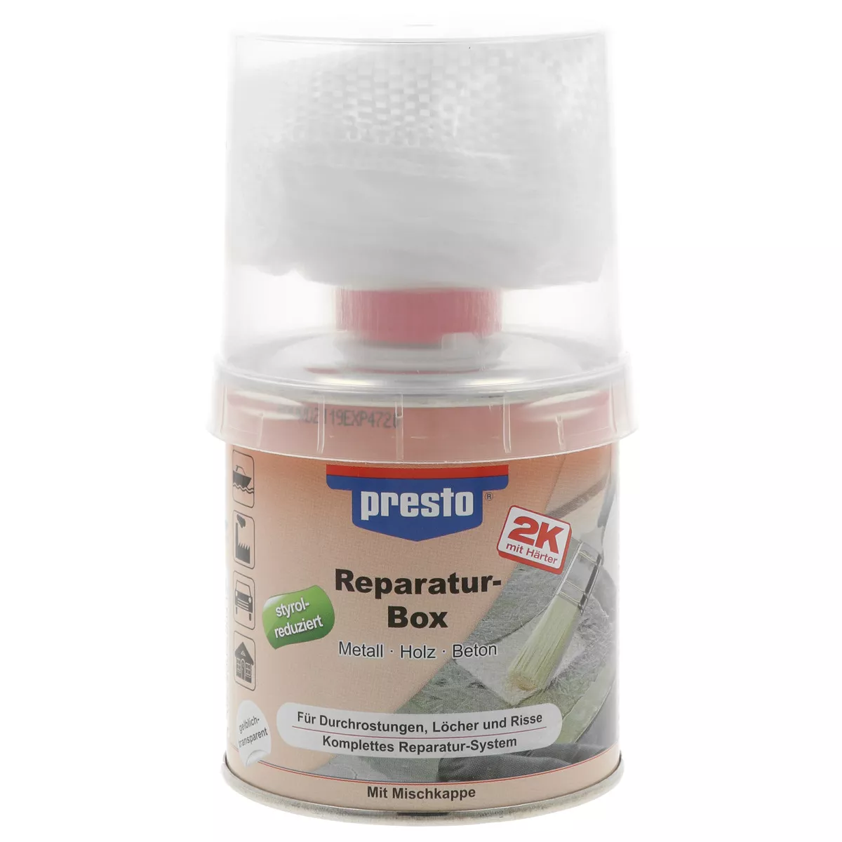 presto Reparaturbox 250g gelblich