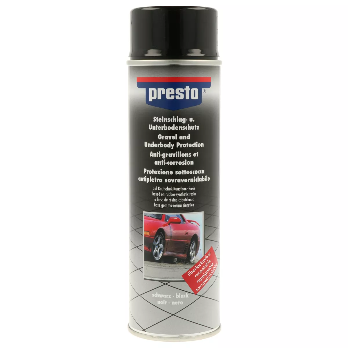 presto Unterbodenschutzspray schwarz überlackierbar 500 ml