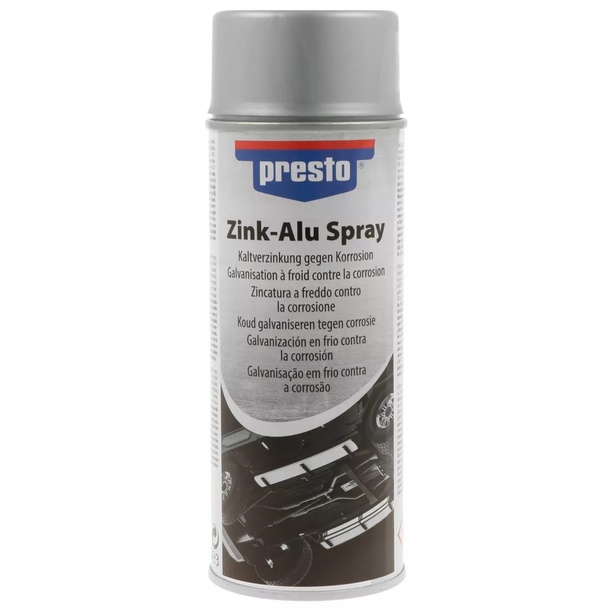 presto Zink-Alu-Spray silber-met. 400 ml