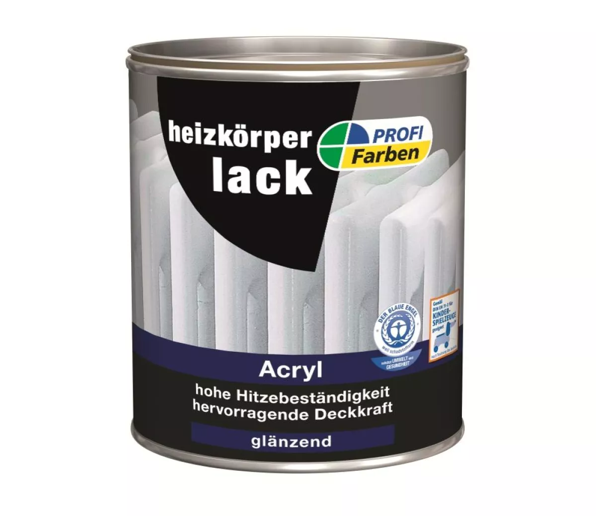 PROFI Acryl Heizkörperlack glänzend 750 ml Reinweiss RAL 9010