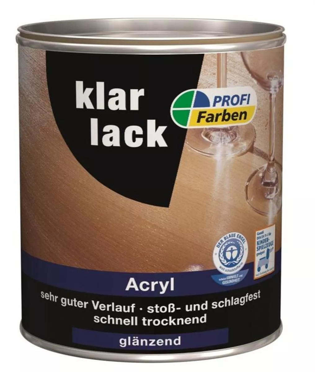 PROFI Acryl Klarlack glänzend 750 ml