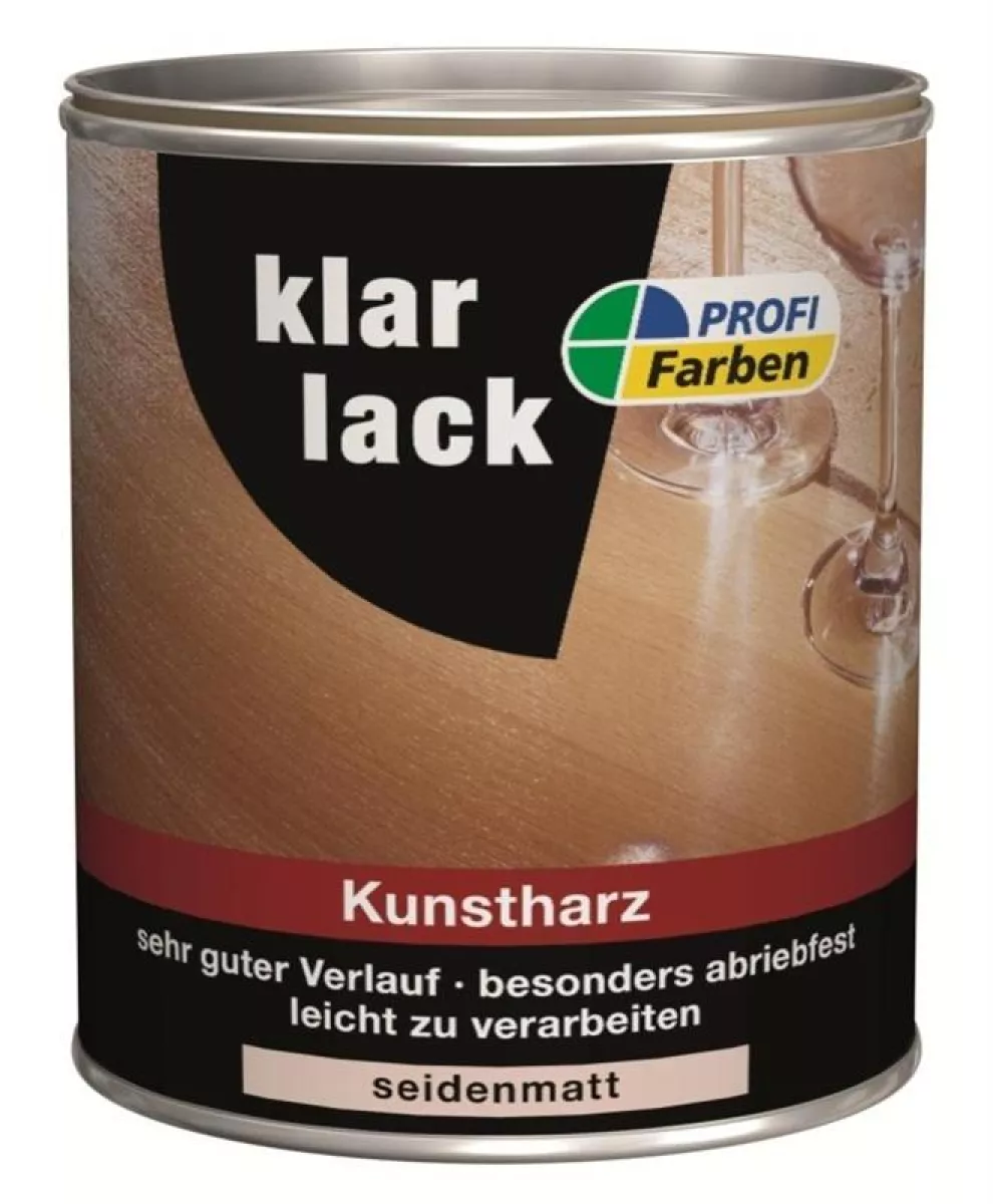 PROFI Kunstharz Klarlack seidenmatt 750 ml