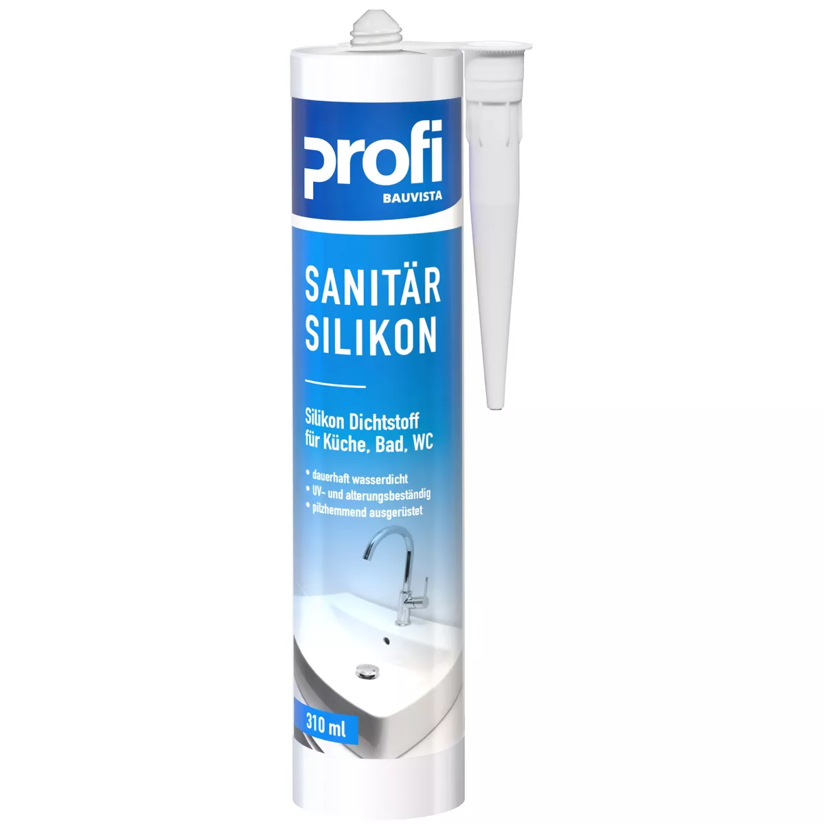PROFI Sanitär Silikon/Silikon 310 ml manhattan