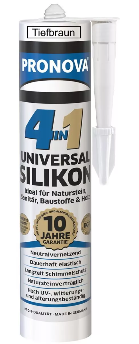 Pronova Universal Silikon 4 in 1 - 300 ml Tiefbraun