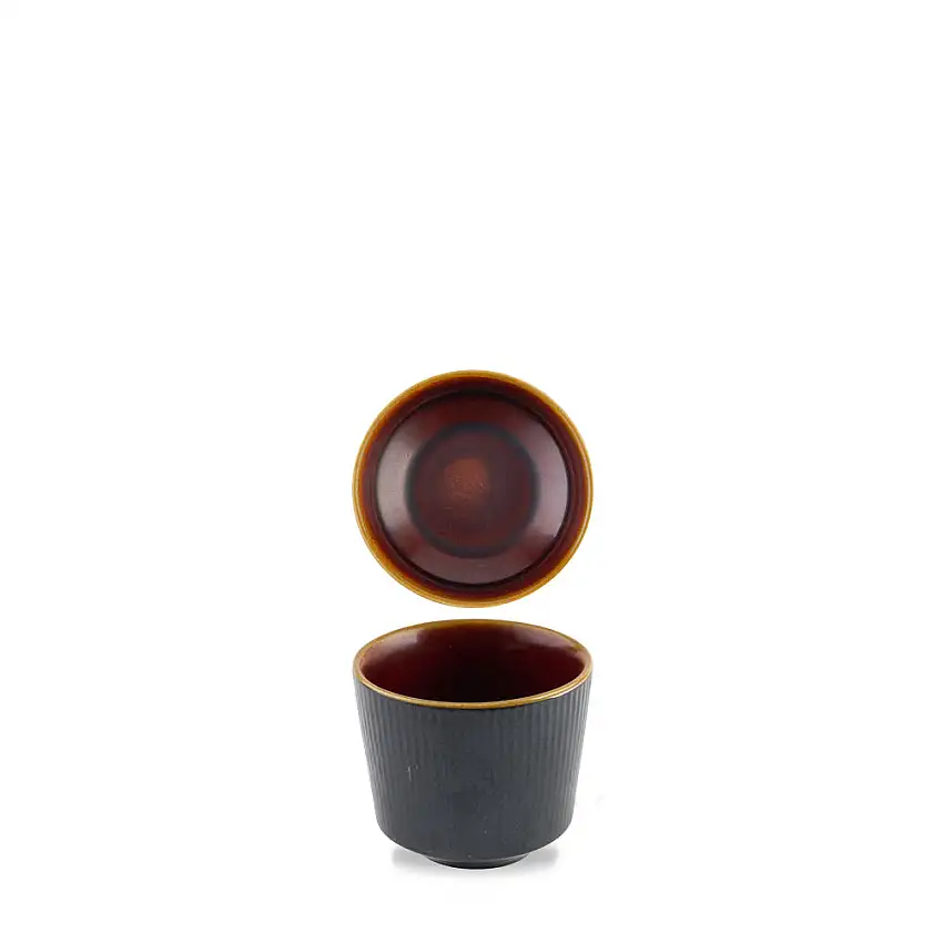 Churchill, Nourish : Tokyo Black Bi-Color - Chip Mug, 9,5 x 8 cm/ 0,33 ltr.