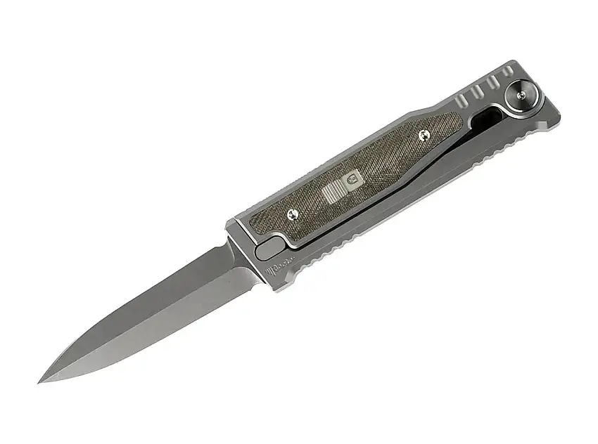 MINI-EXO Green Micarta Double Edge