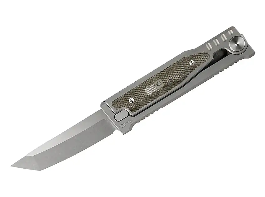 MINI-EXO Green Micarta Tanto