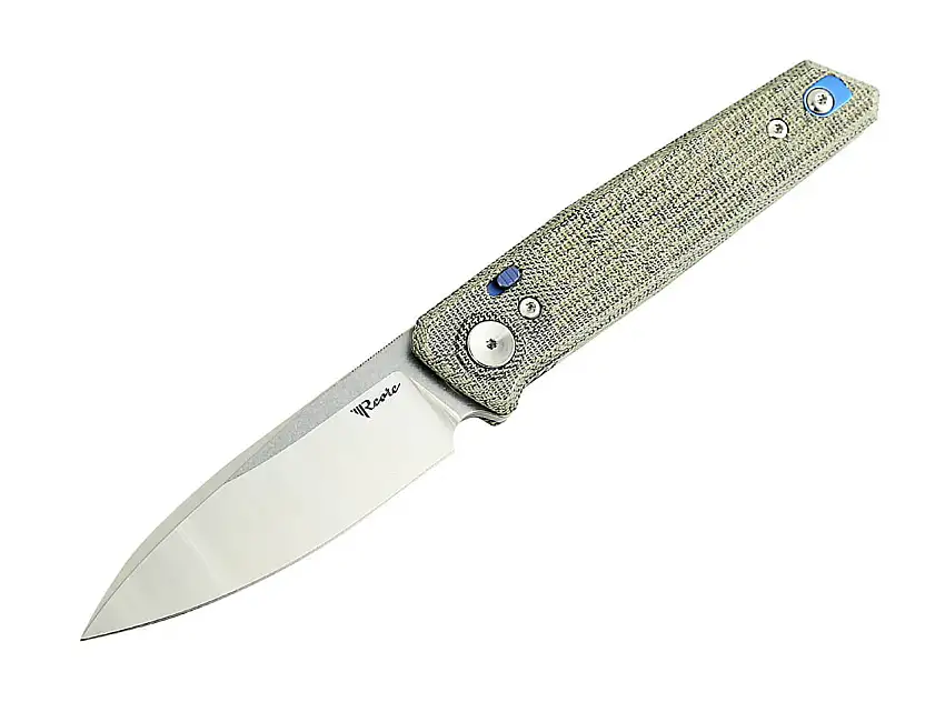 PL-6 Nitro-V Green & Black Micarta Satin