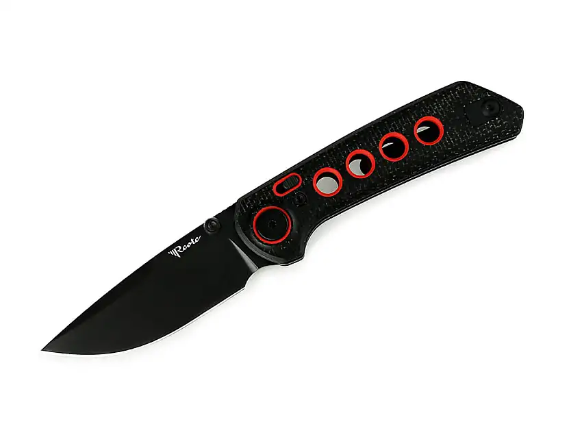 PL-XT Micarta Black G10 Red PVD Black