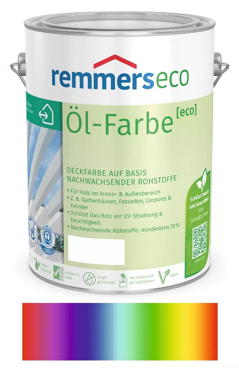 Remmers ECO Öl-Farbe Sonderton Wunschfarbton 0,75 L für Holz im Innen- & Außenbereich