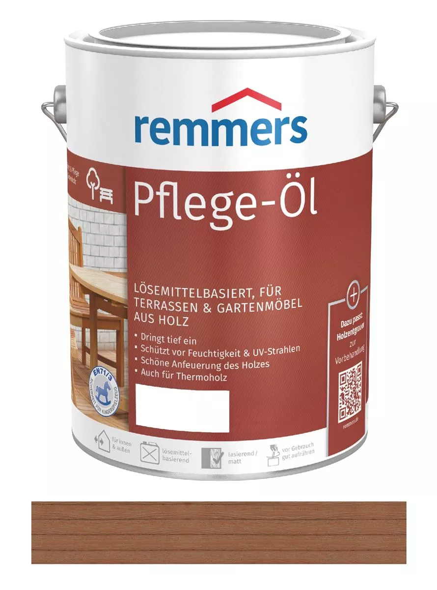 Remmers Pflege-ÖL Bangkirai 2,5 Liter Imprägnieröl für Gartenmöbel