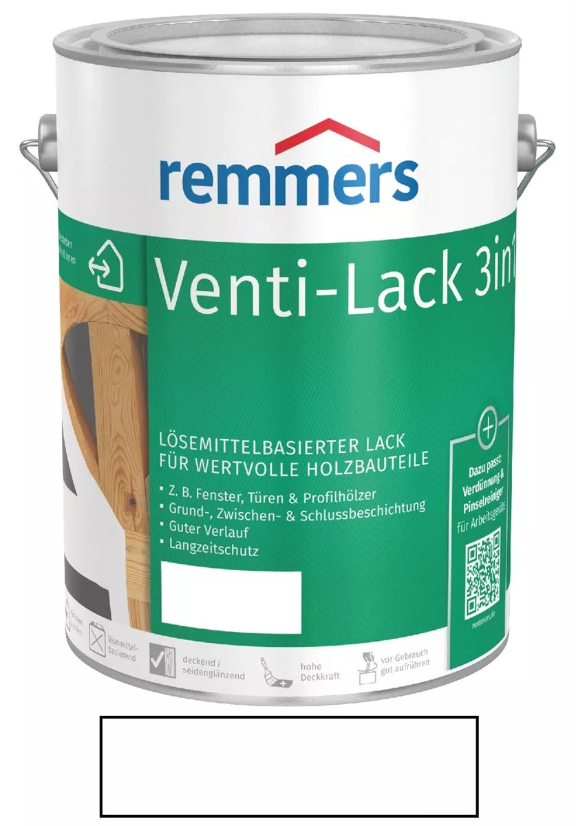 Remmers Venti-Decklack weiß 2,5 Liter Fensterlack & Türlack