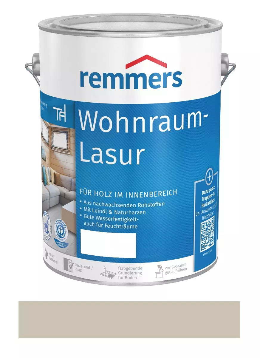 Remmers Wohnraum-Lasur Antikgrau 2,5 Liter Dekor-Wachs für Möbel