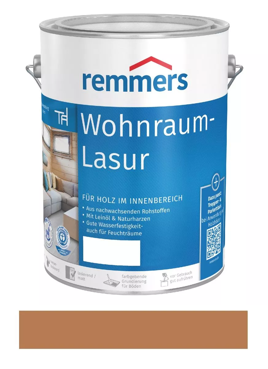 Remmers Wohnraum-Lasur Kirsche 2,5 Liter Dekor-Wachs für Möbel