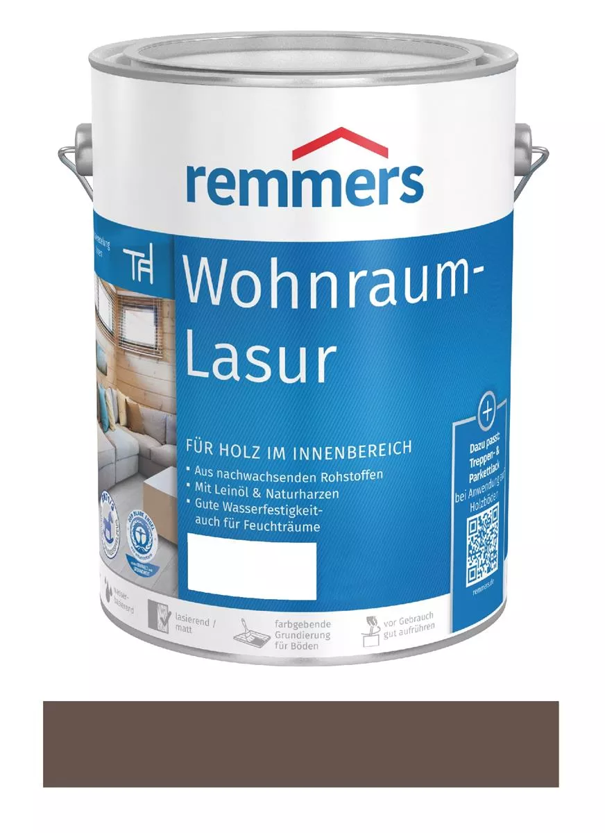 Remmers Wohnraum-Lasur Mocca 2,5 Liter Dekor-Wachs für Möbel