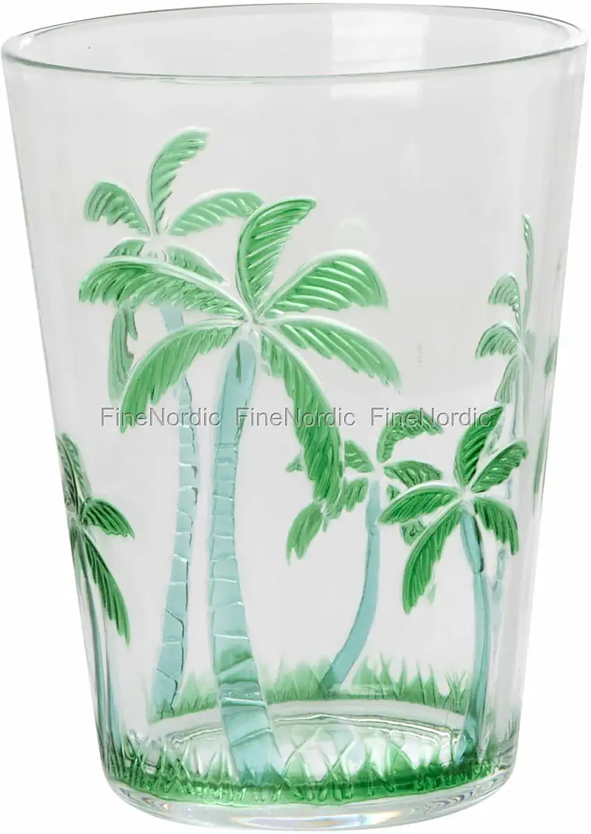 Rice Acryl Becher - Palme - Grün