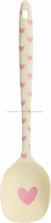 Rice Melamin Kochlöffel "Favorite Hearts" Pink