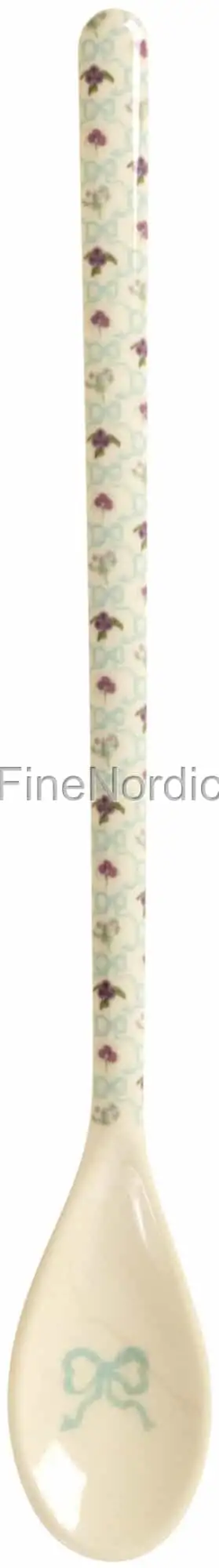 Rice Melamin Lattelöffel - "Bow and Bouquet"