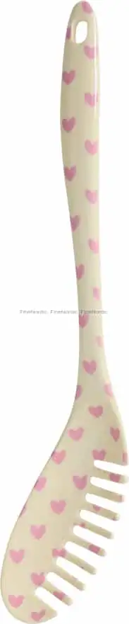 Rice Melamin Pastalöffel "Favorite Hearts" - Rosa