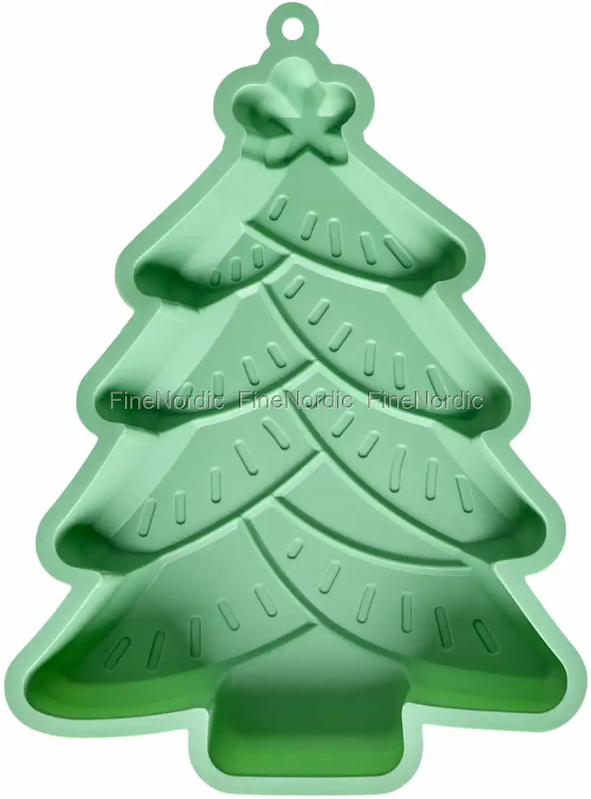 Rice Silikon Backform - Weihnachtsbaum Geformt - Grün
