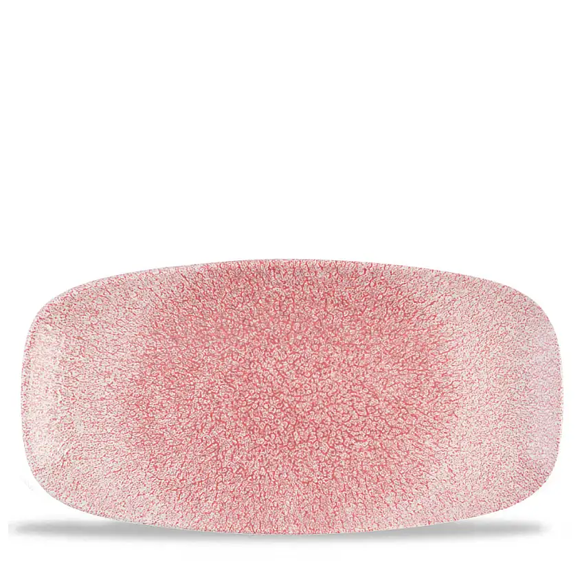 Churchill, Raku : Rose Quartz Pink - Platte rechteckig, 29,8 x 15,3 cm