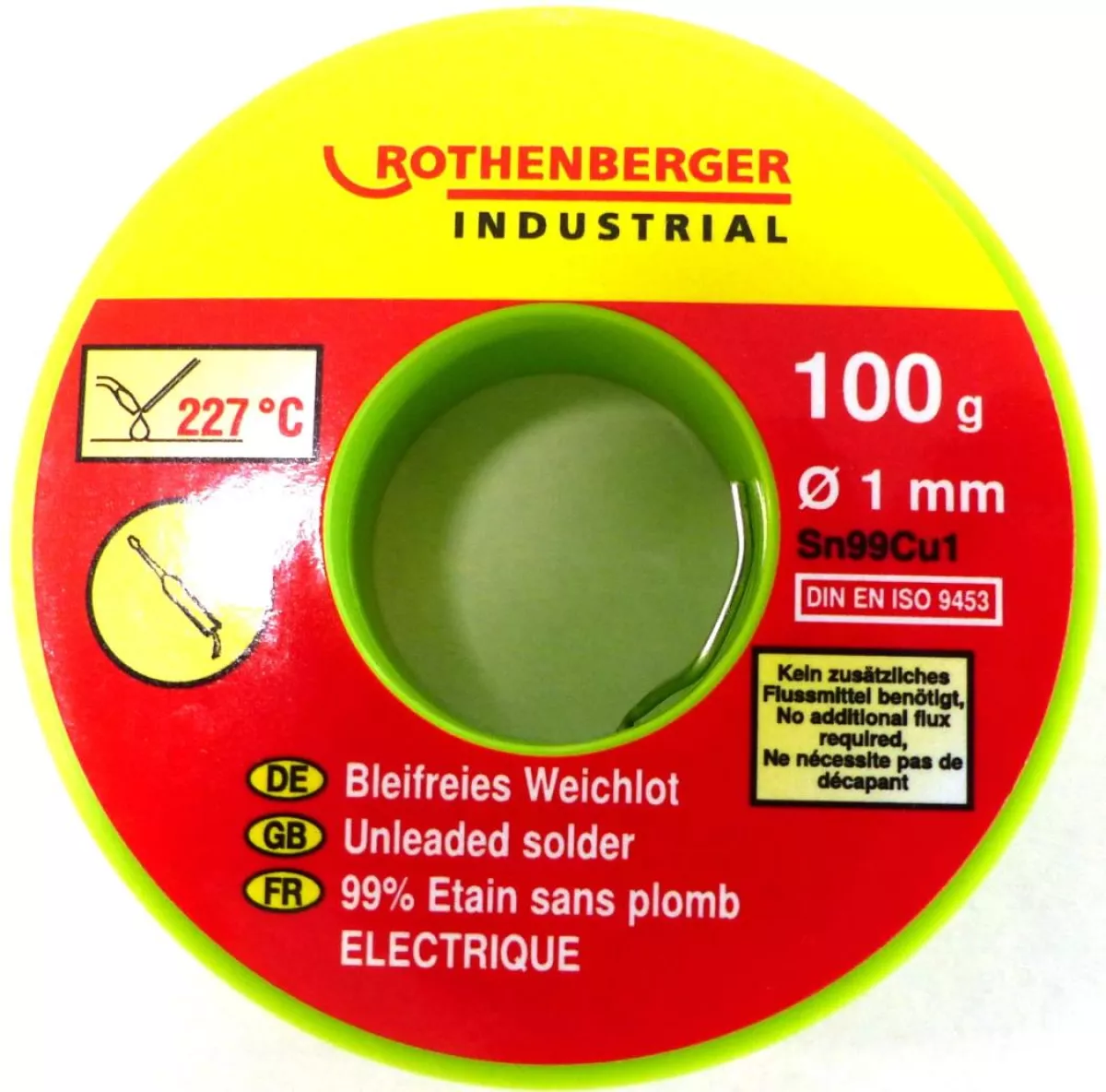 Rothenberger Bleifreies Weichlot Ø 1,00 mm 100 g